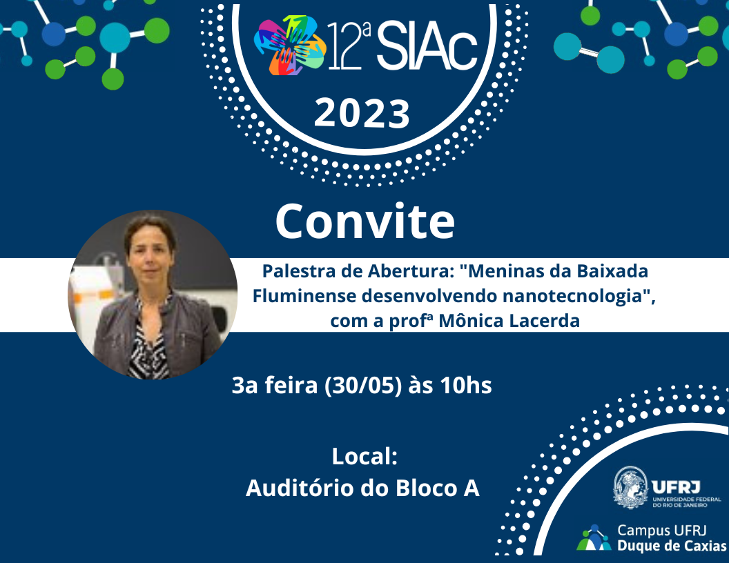 Abertura da 12ª SIAC no dia 30/05