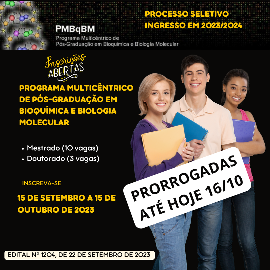 Seleção Mestrado e Doutorado - PMBQBM 2023
