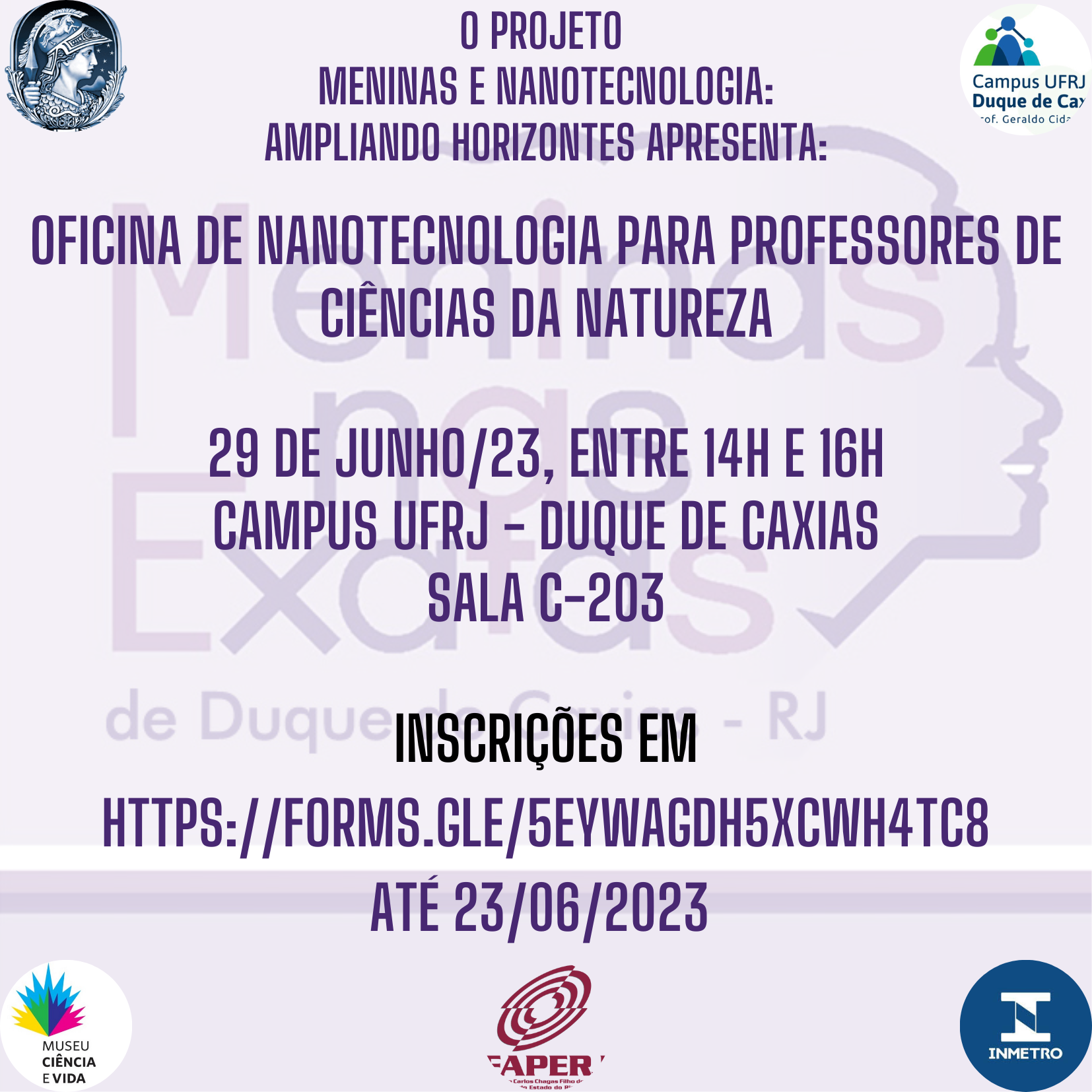 Oficina de Nanotecnologia para Professores da Educação Básica