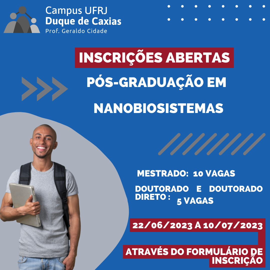 Processo Seletivo para ingresso no Mestrado, Doutorado e Doutorado Direto de Nanobiossistemas Programa de Pós Graduação em Nanobiossistemas